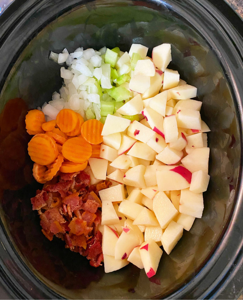 Crock Pot Potato and Bacon Soup Katie Drane Blog