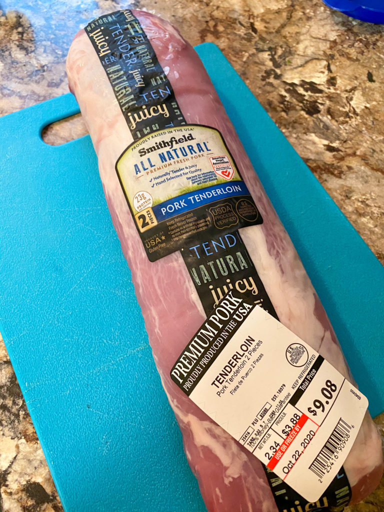 Bourbon Pork Tenderloin {for One} - Katie Drane Blog