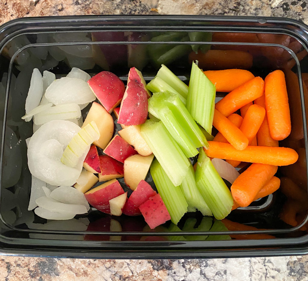 Beef Stew for One Vegetables