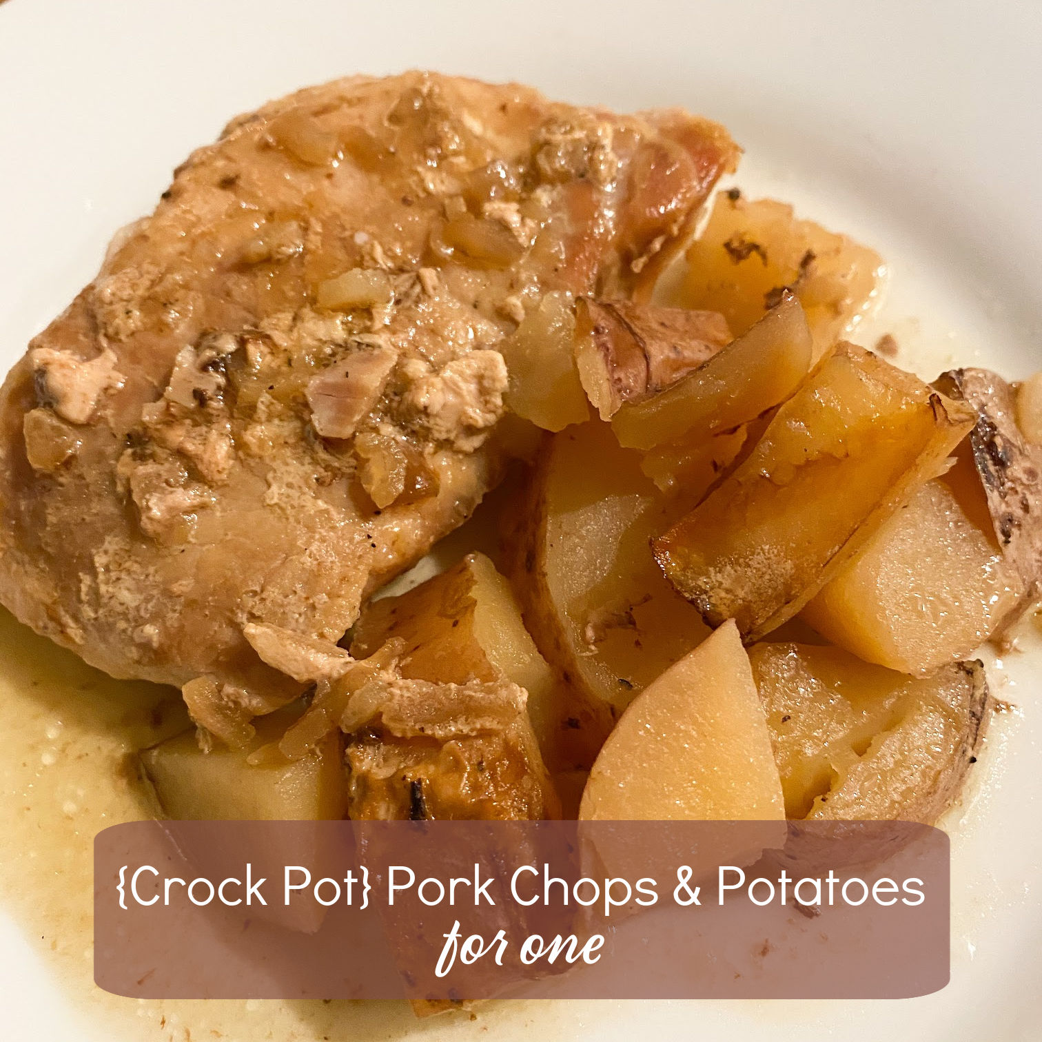 crockpot pork chops and potatoes