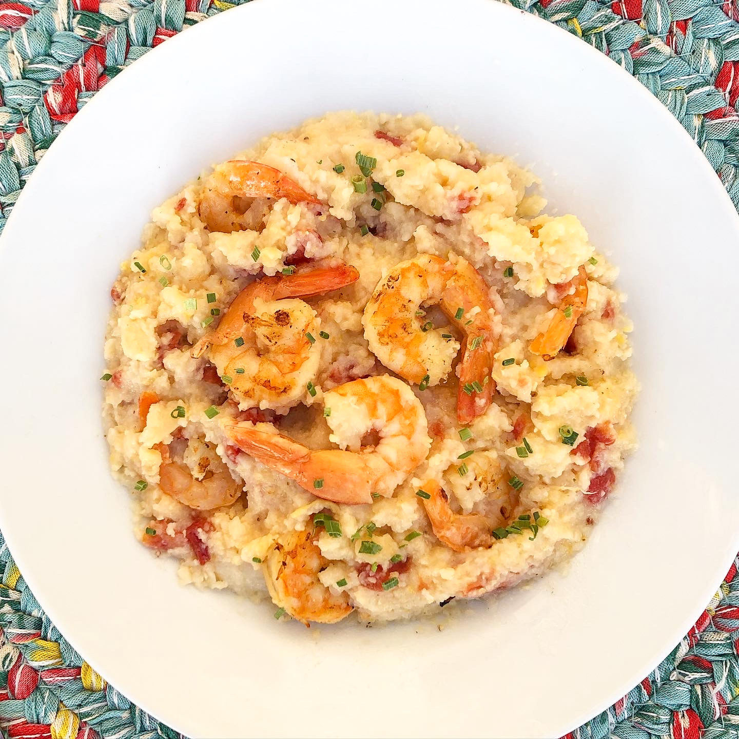 Crock Pot Shrimp and Cheesy Grits - Katie Drane Blog